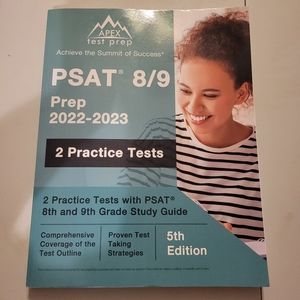 Apex Test Prep PSAT 8/9 Prep 2022 - 2023 Paperback 2 Practice Tests